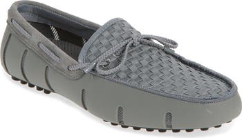NEW SWIMS men\'s the woven driver loafer in grey Swims Men main image 3