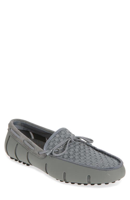 Swims Woven Driving Loafer In Grey