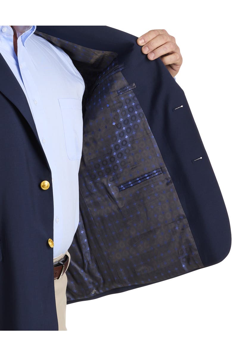 Oak Hill Premium by DXL Jacket-Relaxer Blazer, Alternate, color, Navy