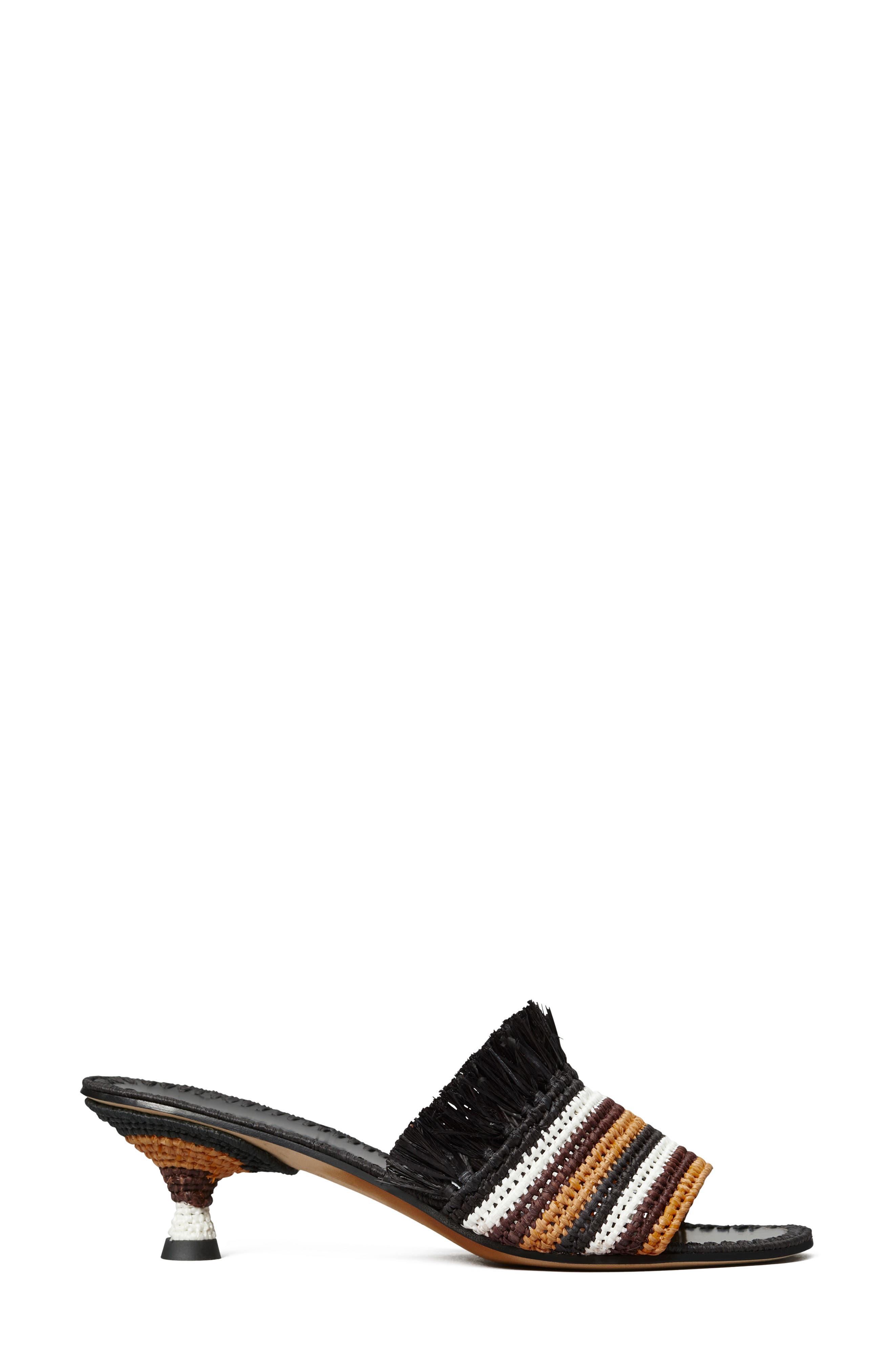 Tory Burch Eleanor Raffia Sandal, Alternate, color, 