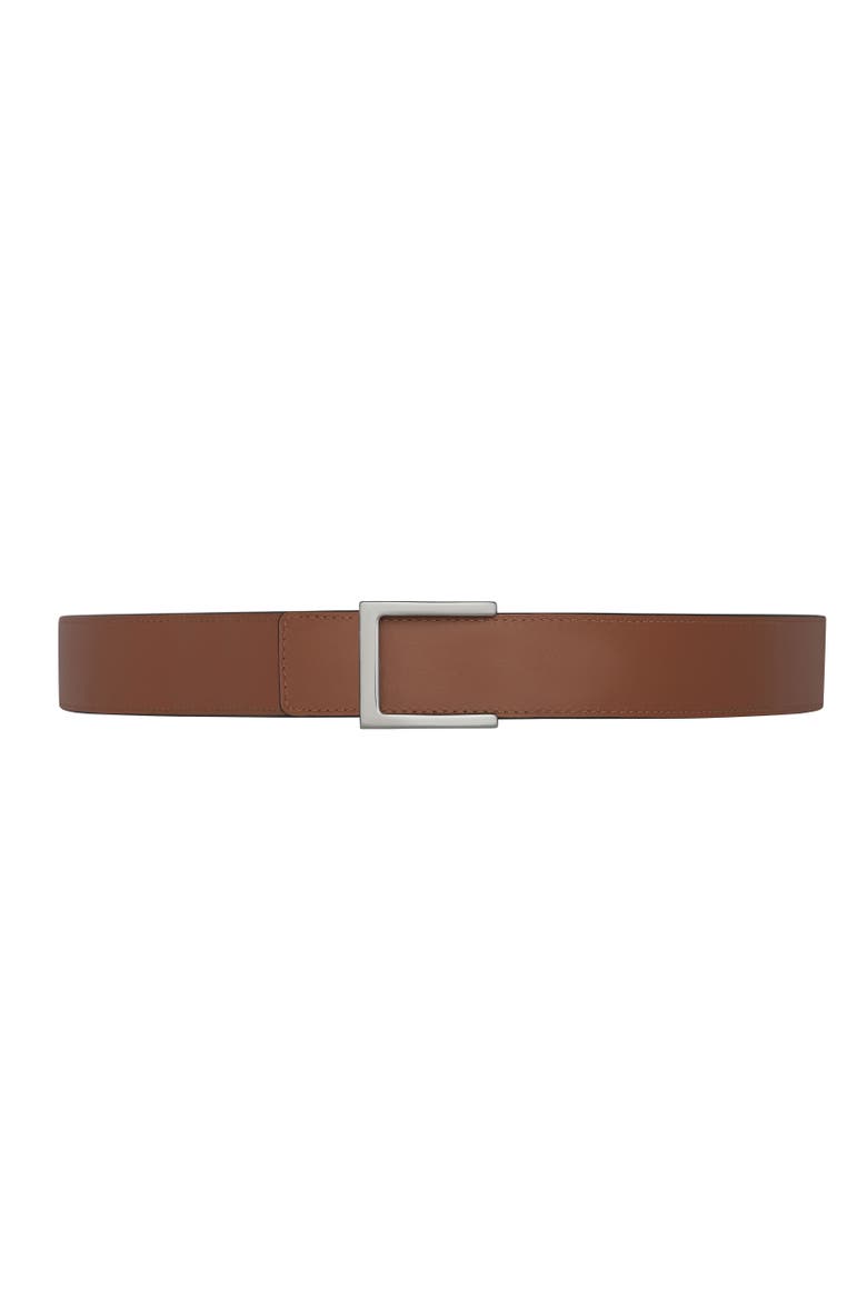 Le Galant Leather Belt, Alternate, color, Black