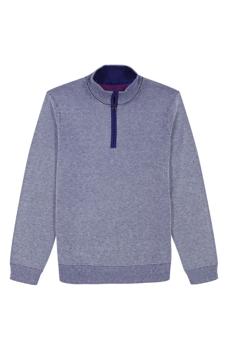 Robert Graham Shane Quarter Zip Pullover, Alternate, color, 