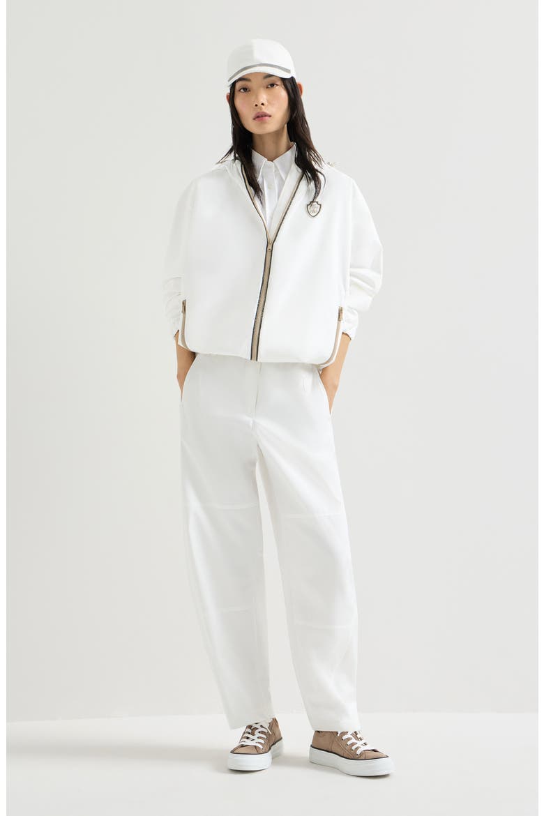 Nylon outerwear, Alternate, color, White