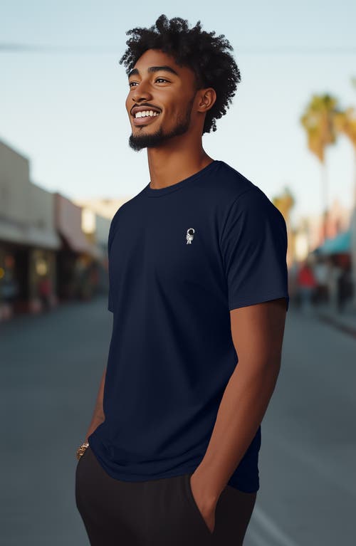 Dalix Astronaut Tee In Navy Blue