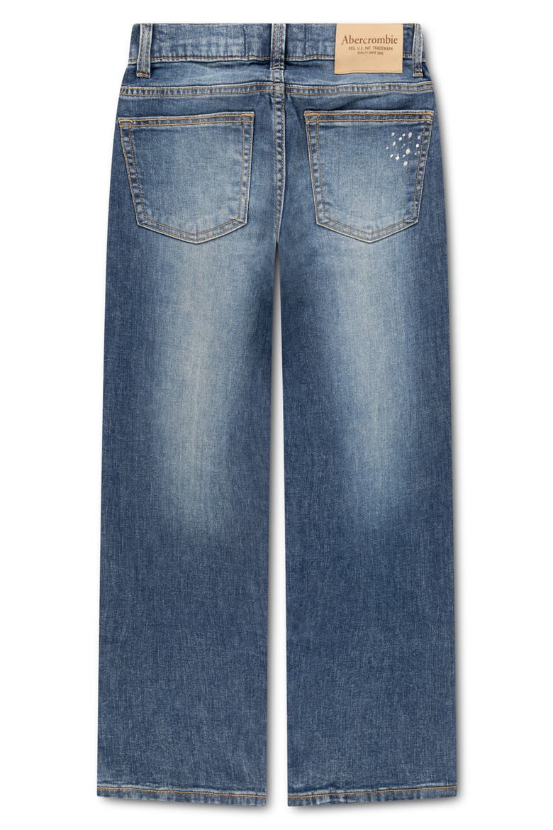Kids' Paint Splattered Straight Leg Jeans, Alternate, color, PAINT SPLATTER