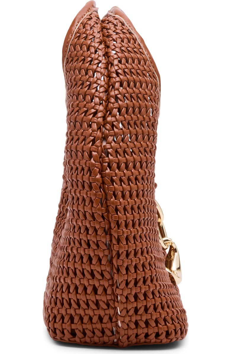 Dolce Vita Dahlia Woven Handbag, Alternate, color, Cognac