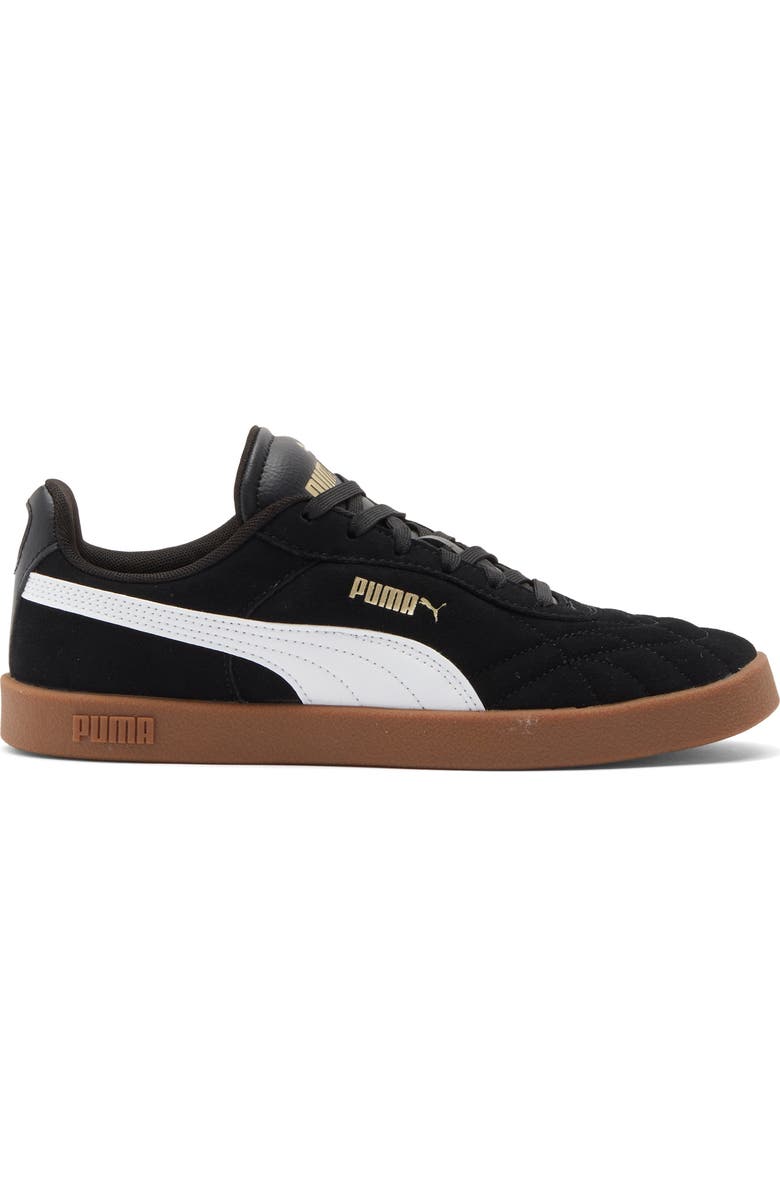 PUMA Club II Indoor Sneaker, Alternate, color, Puma Black/ Puma Gold/ Gum