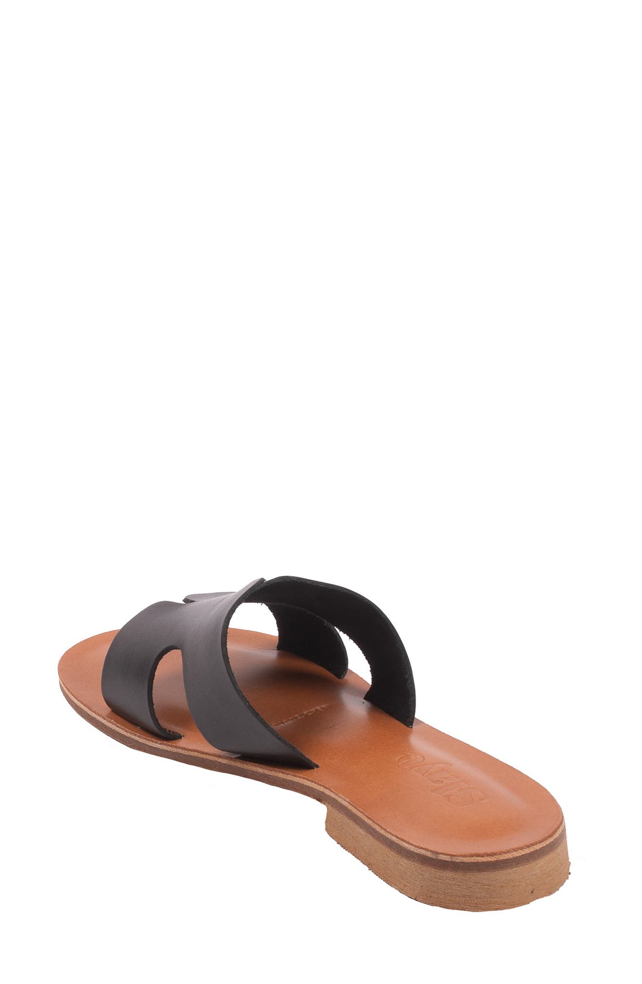 Slaye Gisele Leather Slide Sandal, Alternate, color, 