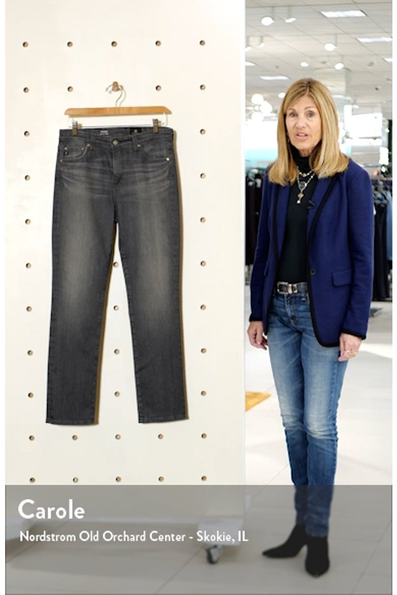 Mari Slim Ankle Straight Leg Jeans video
