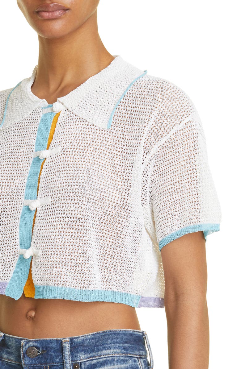 YanYan Netty Wide Crop Cardigan, Alternate, color,