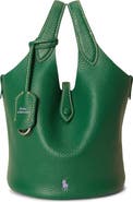Polo Ralph Lauren Small Polo Play Pebble Leather Crossbody Tote