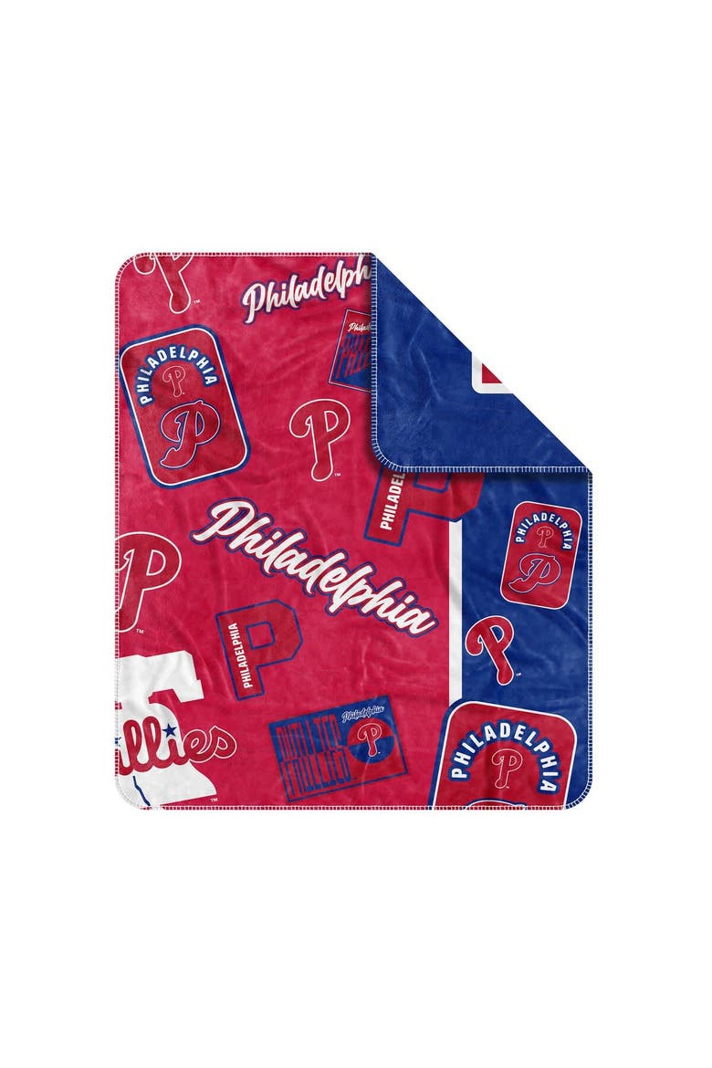 Philadelphia Phillies 50" x 60" Dream Weave Throw Blanket, Alternate, color, Red