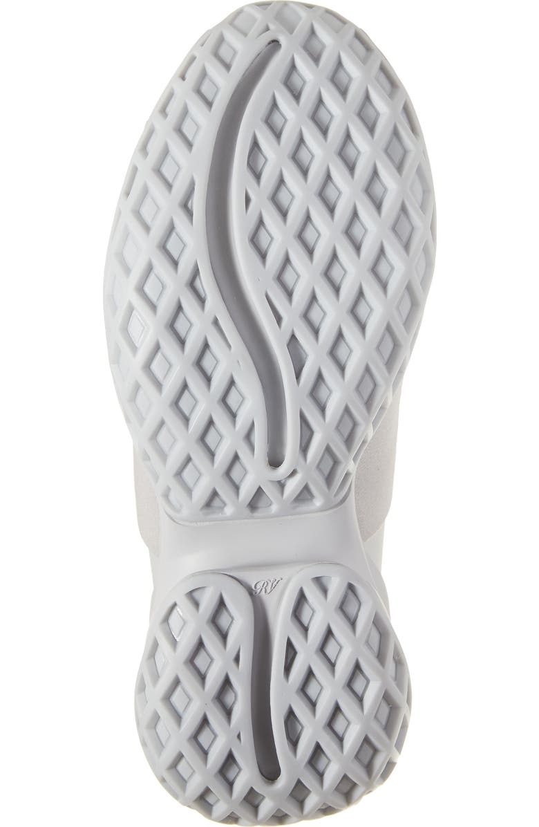 Roger Vivier Viv Run Strass Sneaker, Alternate, color, Cemento M/ Platino/ Grigio