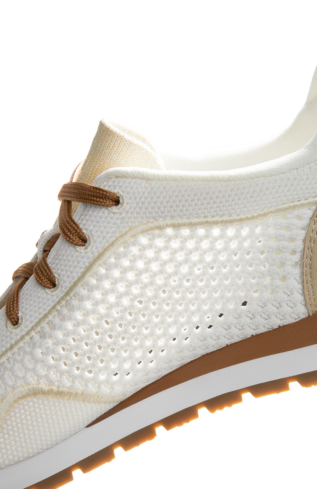 Allday Unisex Slip-On Mesh Sneakers, Alternate, color, White Buff Beige