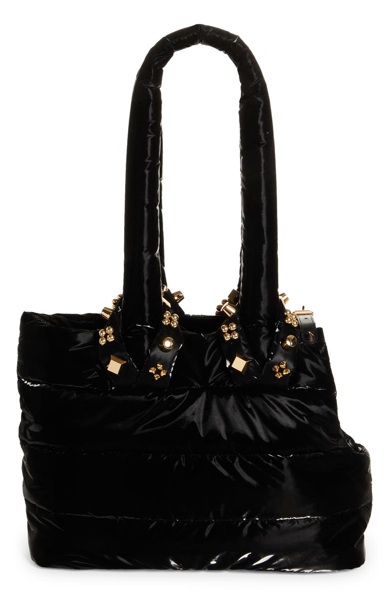 Christian Louboutin Cabawouaf Spikes Pet Carrier, Alternate, color, 