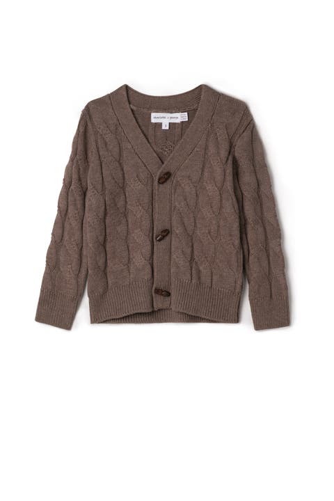 Cable Knit Cardigan Sweater (Toddler, Little Kid & Big Kid)