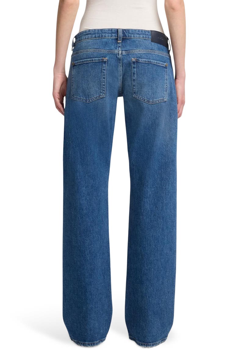 Low Rise Straight Leg Jeans, Alternate, color, EXPLORER