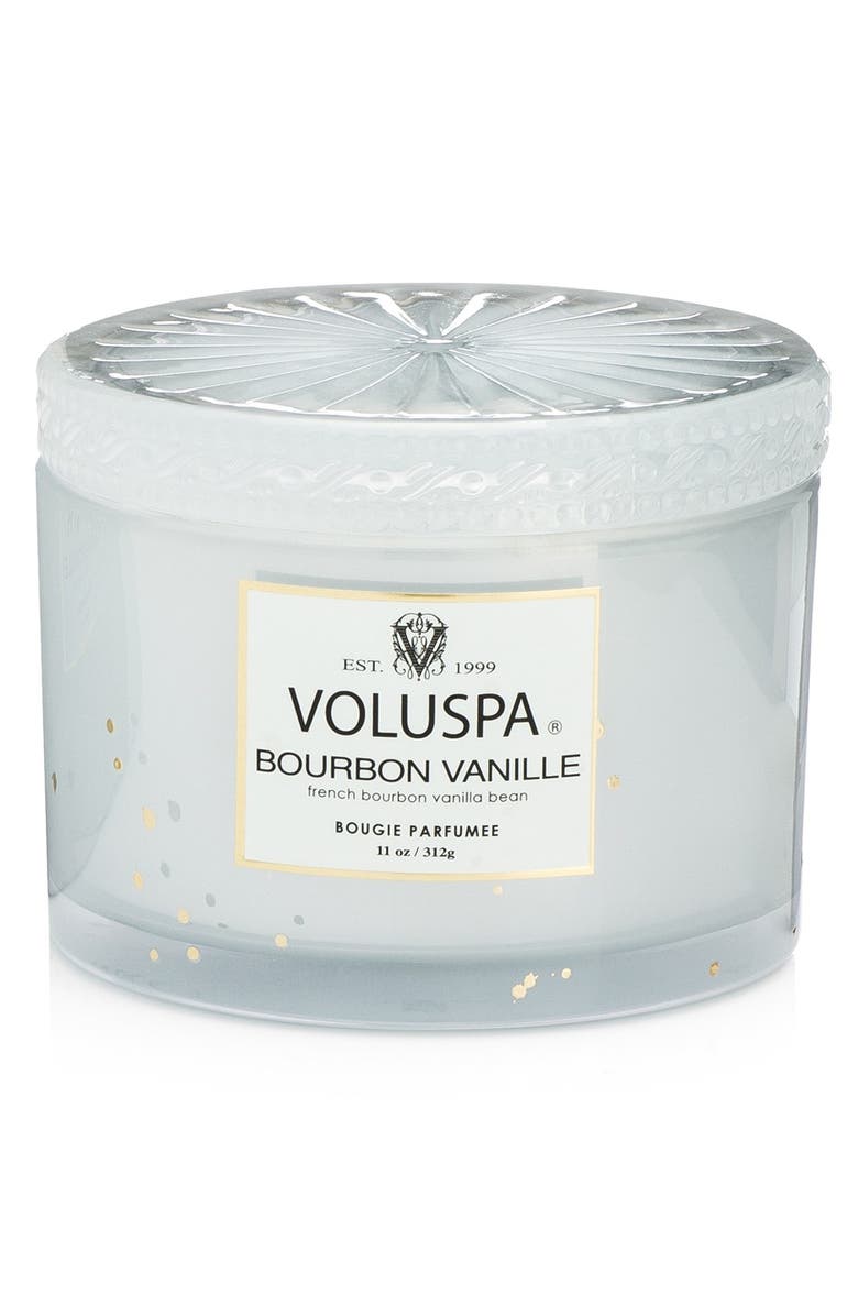 Voluspa 'Maison Blanc - Bourbon Vanille' Boxed Lidded Candle, Alternate, color,