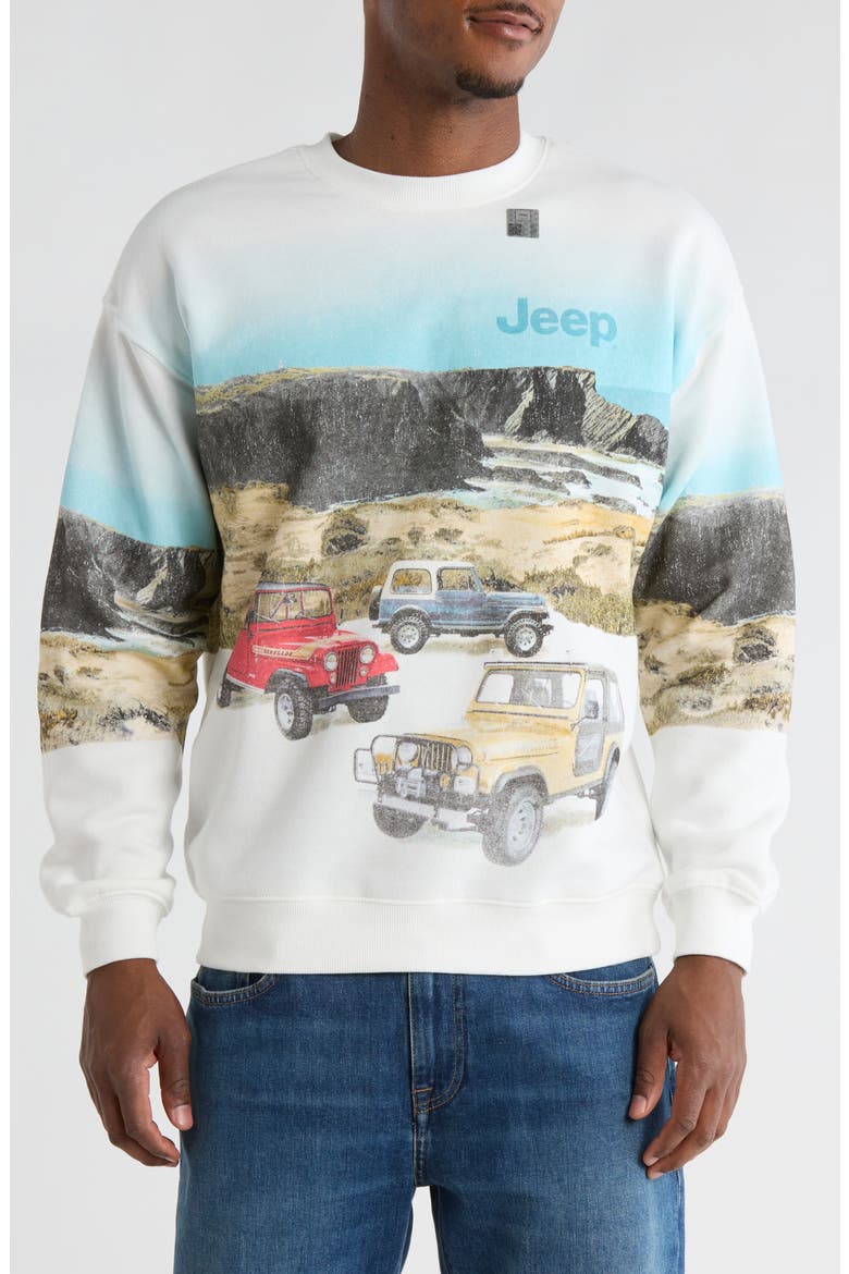 Jeep Hill Sweatshirt, Main, color, WHISPER WHITE