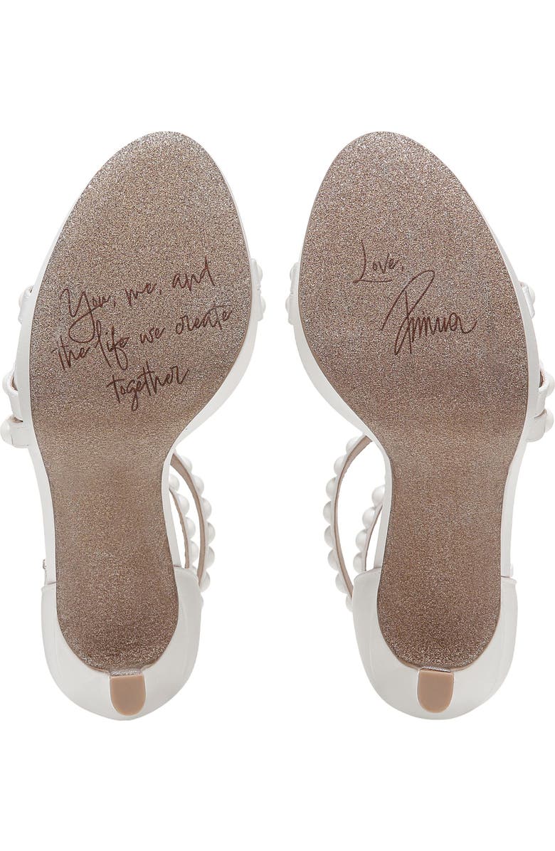 Naturalizer Pnina Tornai for Naturalizer Love3 Ankle Strap Platform Sandal, Alternate, color, White Fabric