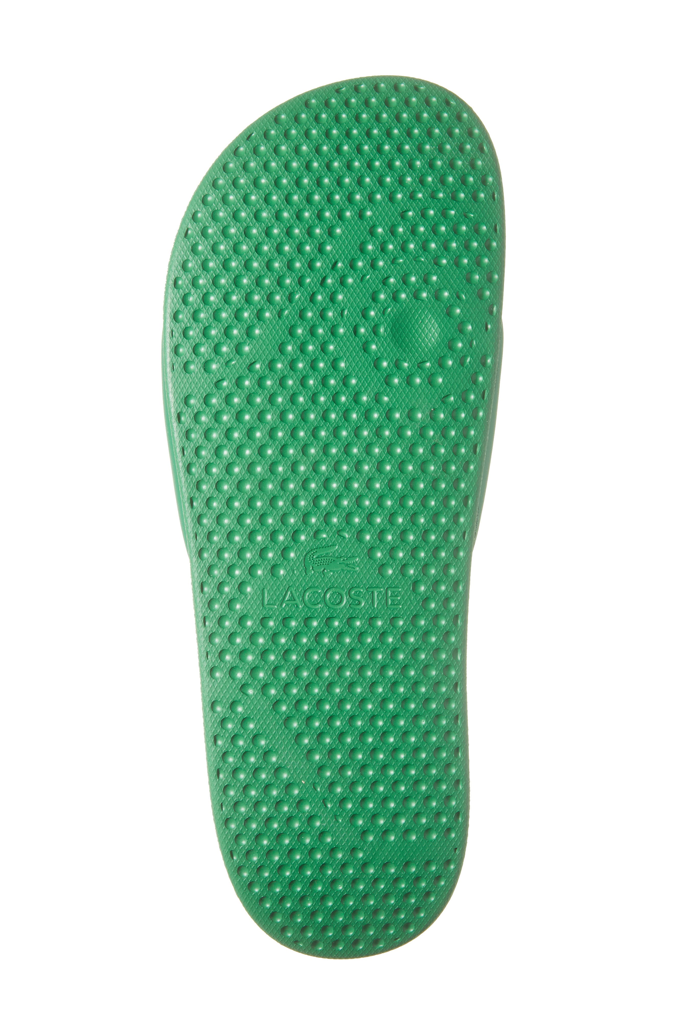 Serve Slide Sandal, Alternate, color, GREEN/ WHITE