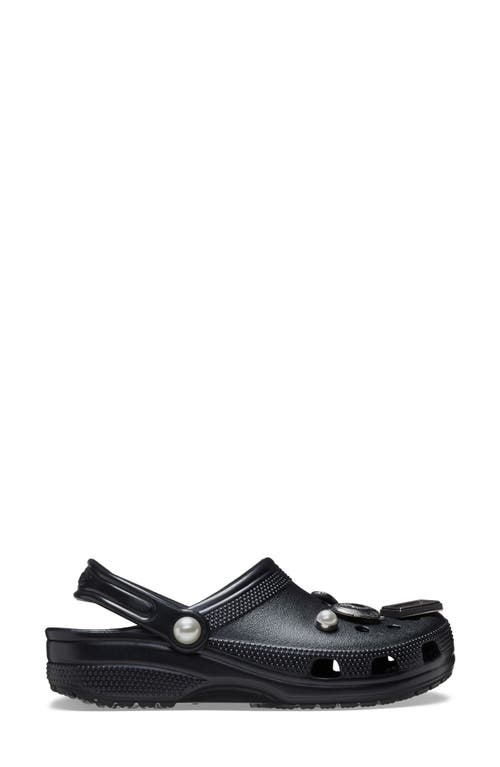 Crocs Classic Picture Frame Clog In Black