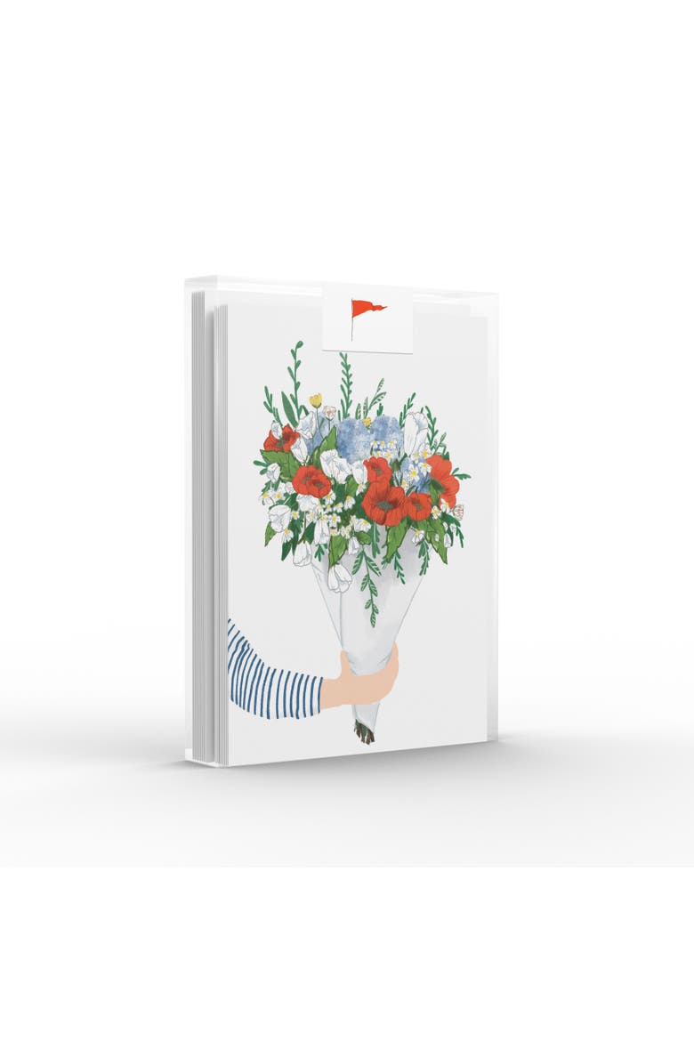 Summer Bouquet Greeting Card Pack Set, Main, color, Multi-Pack