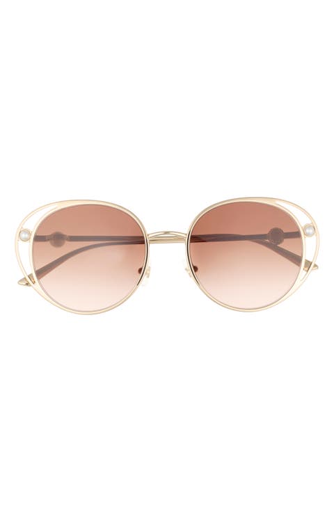 53mm Oval Sunglasses