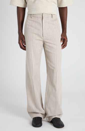 Textured Viscose Trousers