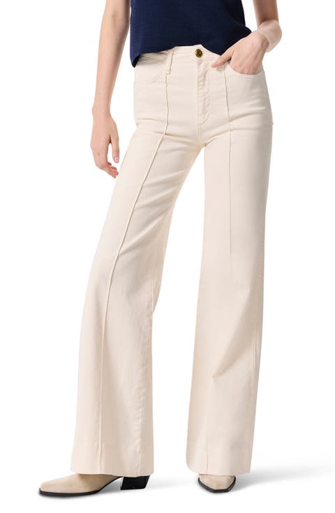 【BAON】Ragon Vintage Cutting White Wide Pants Vintage 90s White Cargo Pants Jeans Size L Baggy Wide Leg