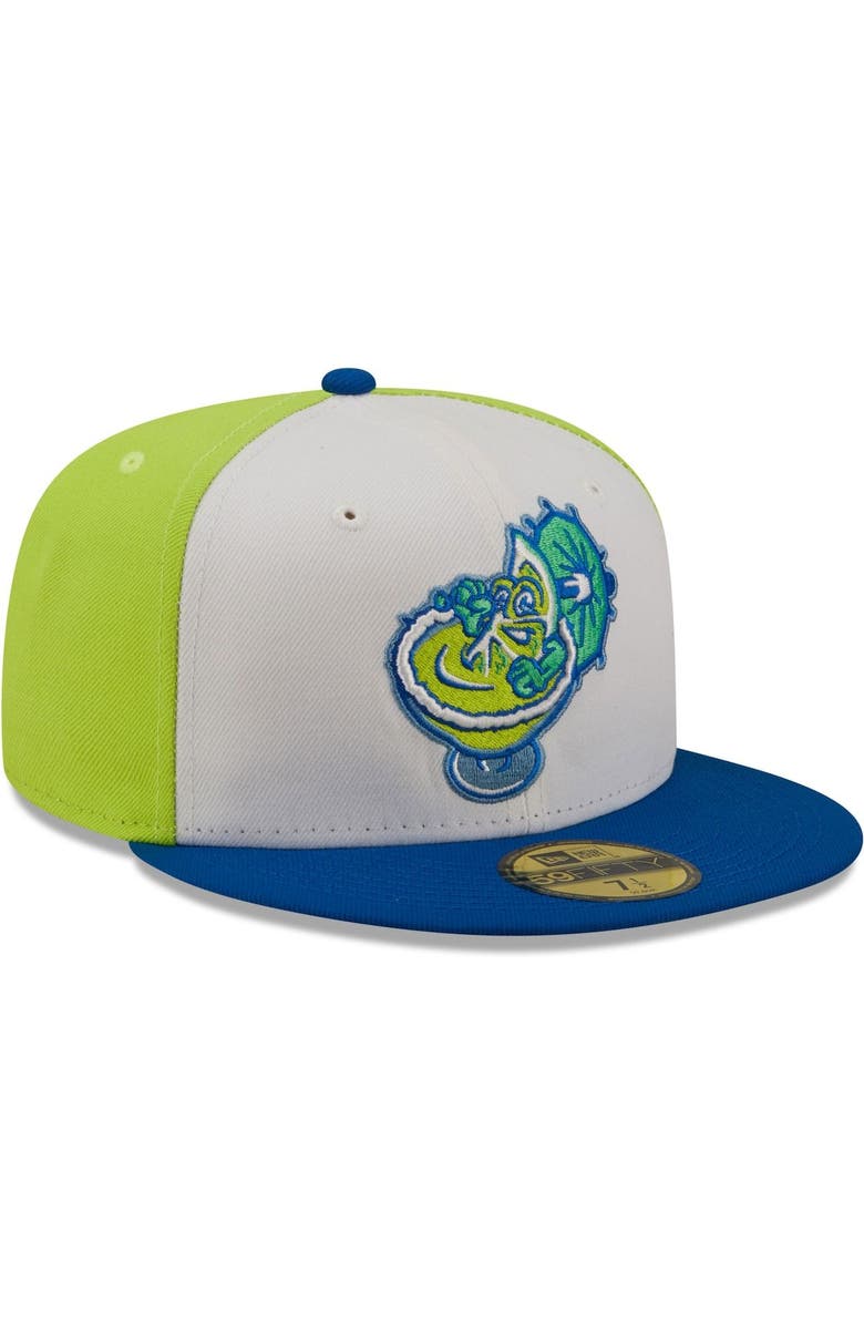 New Era Men's New Era White/Blue Margaritas de El Paso Copa De La Diversion 59FIFTY Fitted Hat, Alternate, color,
