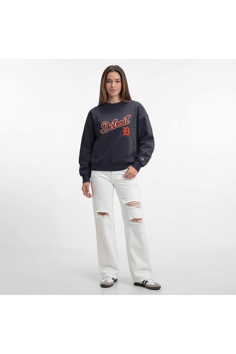 Women's Champion  Athletic Navy Detroit Tigers All-Star Sweatshirt, Alternate, color, Athletic Navy