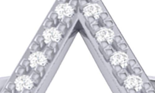 Luvmyjewelry Home Aim High Diamond Ring In Silver