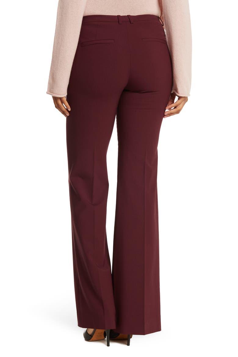 Demitria 2 Classic Wool Blend Trouser Pants, Alternate, color, MULBERRY