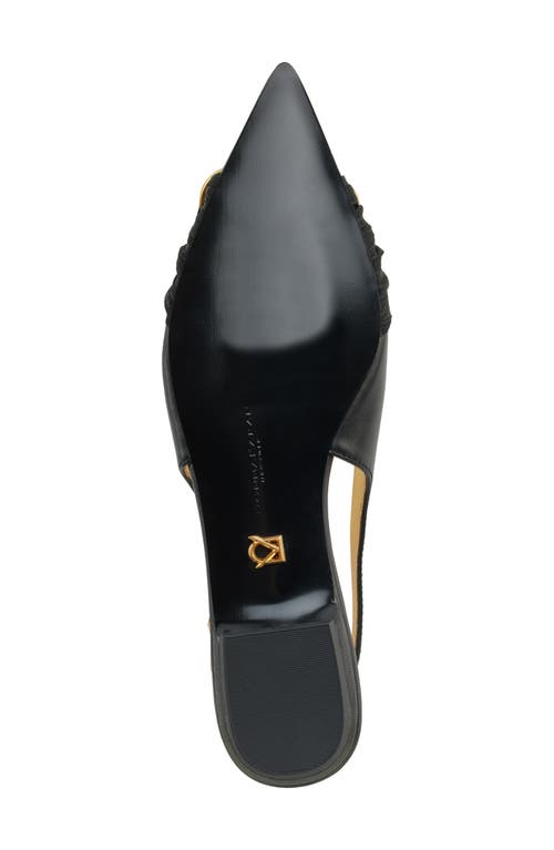 Donna Karan Perilynn Pointed Toe Slingback Flat In Black