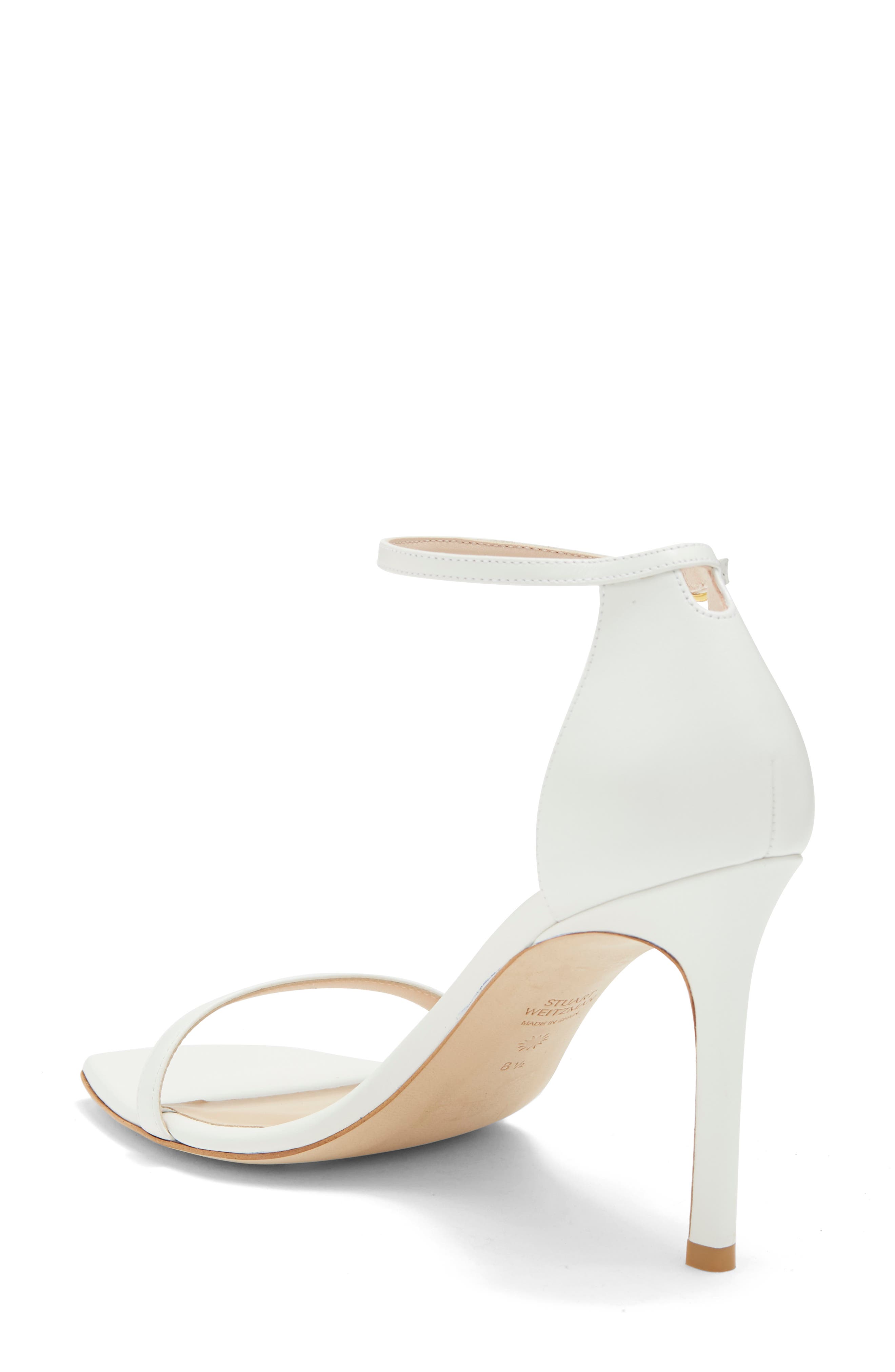 Amelina Heeled Sandal, Alternate, color, WHITE