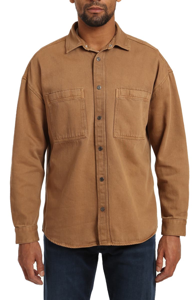 Mavi Jeans Stefan Oversize Denim Shirt Jacket, Main, color, 
