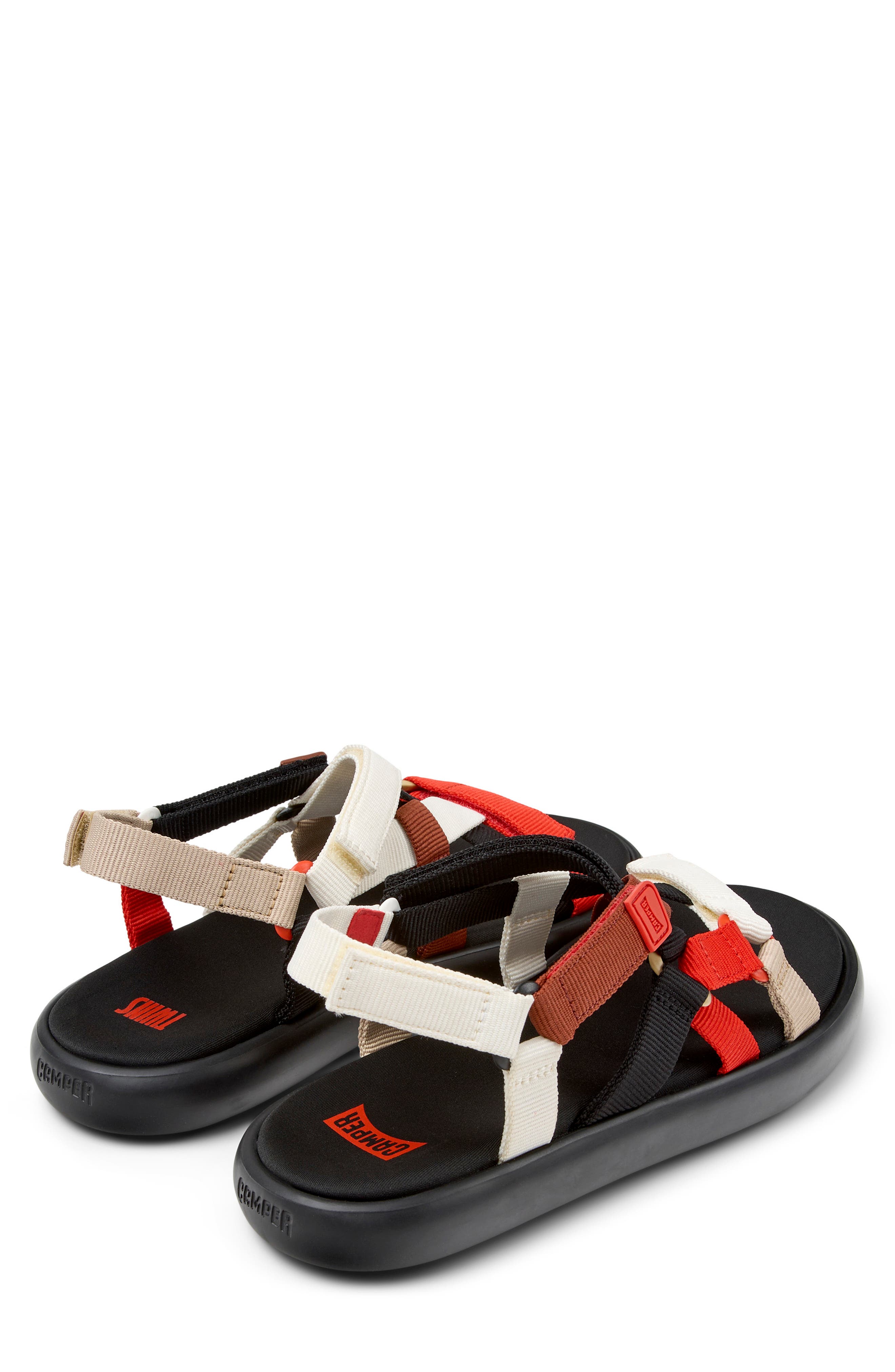 Camper Twins Sandal, Alternate, color, Red
