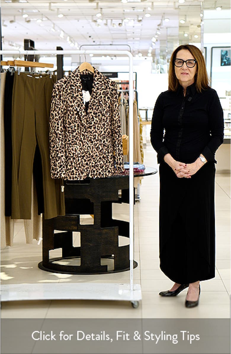 Leopard Print Blazer, sales video thumbnail