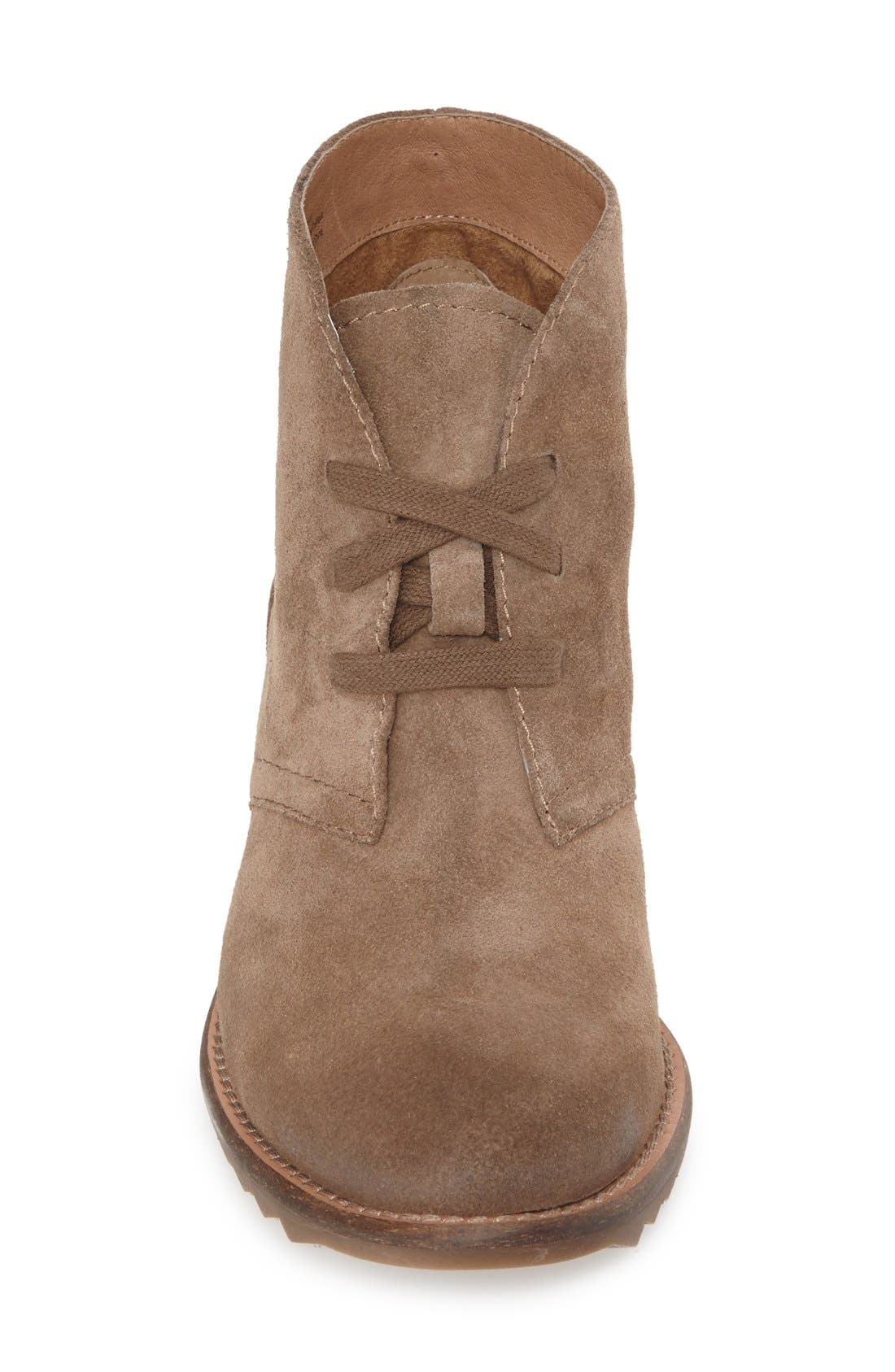 'Gia' Bootie (Women), Alternate, color, NEW TAUPE SUEDE