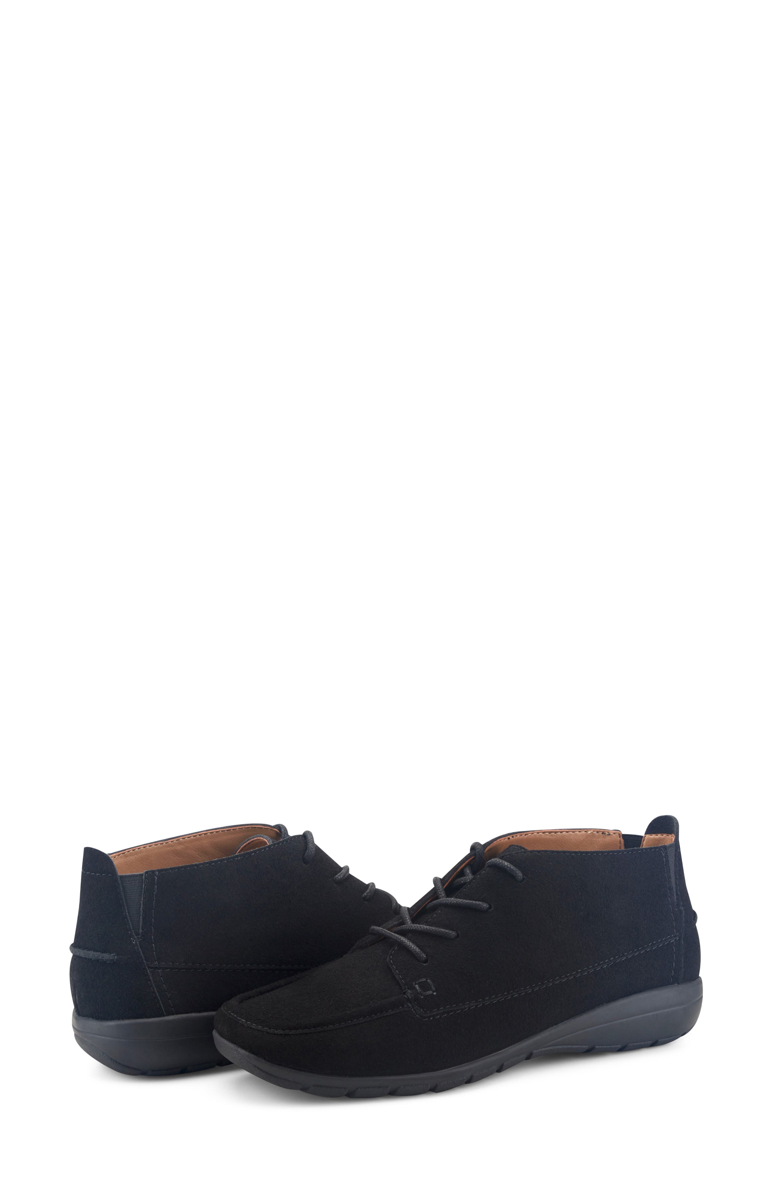 Adagio Faux Suede Bootie, Alternate, color, BLACK