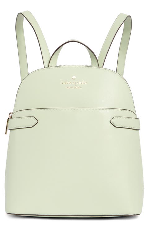staci saffiano leather dome backpack