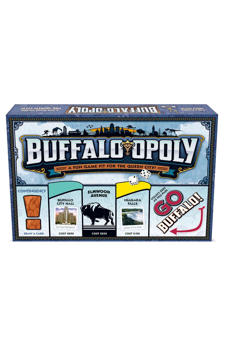 Late for the Sky Buffaloopoly Monopoly Board Game, Alternate, color, Multicolored