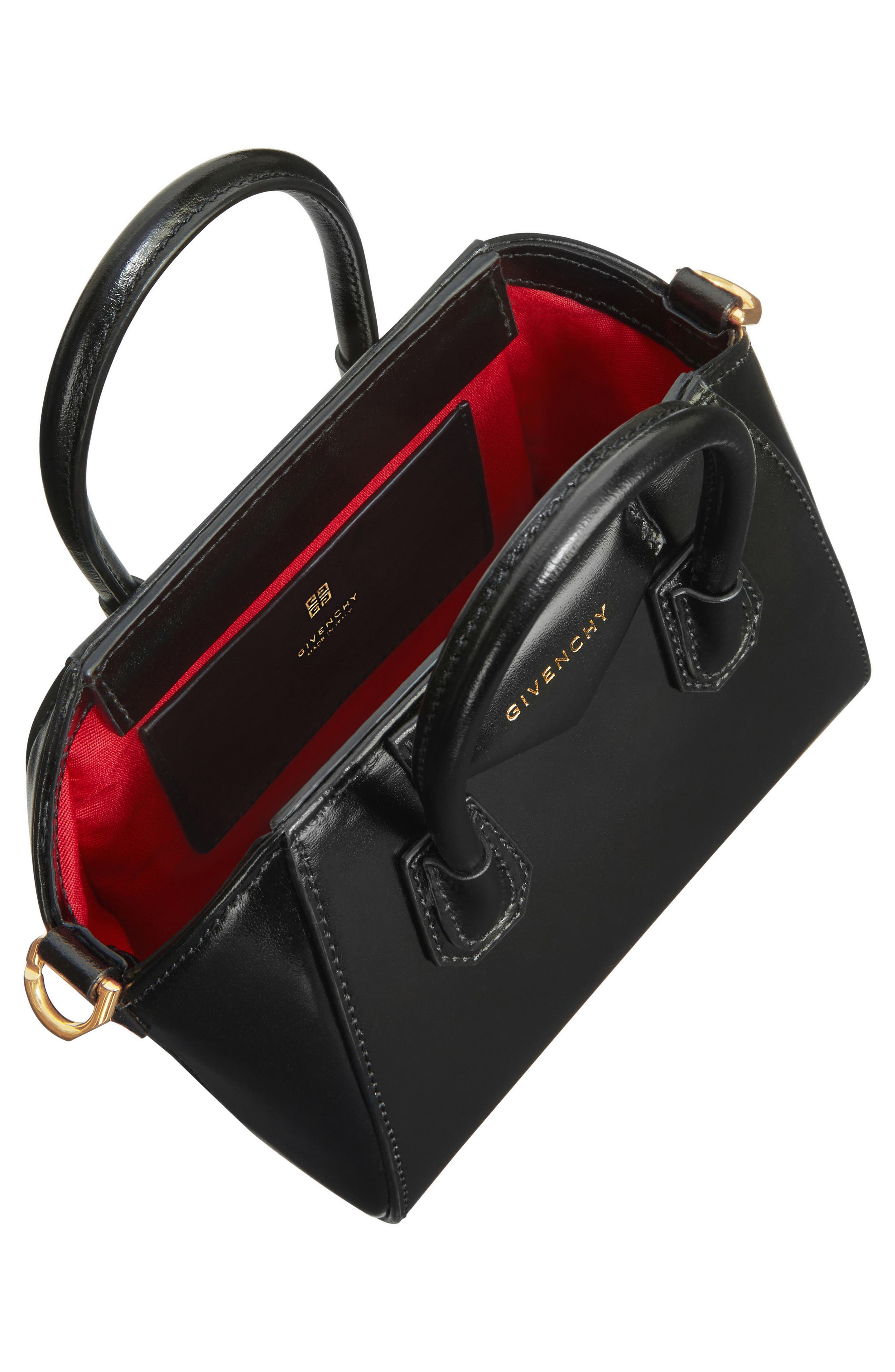 Givenchy Toy Antigona Leather Satchel, Alternate, color, 