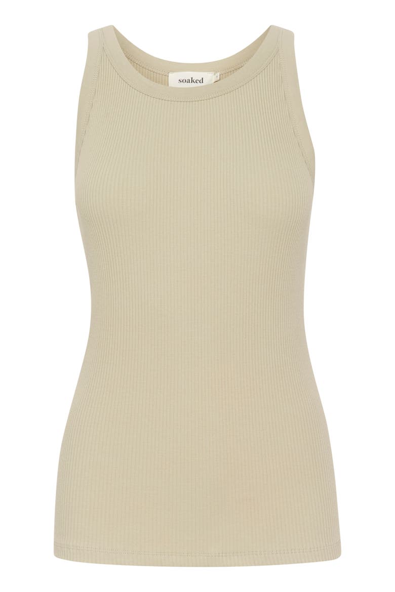 Simone Rib Jersey Slim Fit Tank Top, Alternate, color, Spray Green