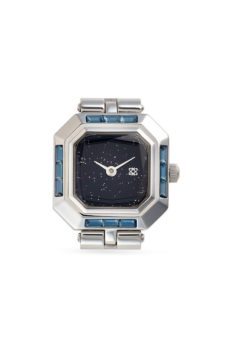 Sofia Prism Cocktail Ring Watch, 21mm, Alternate, color, STARRY NIGHT