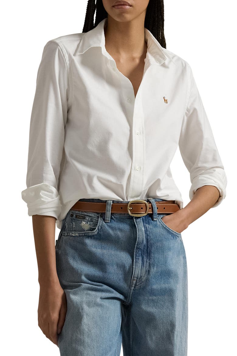 ralph lauren dress shirts slim fit POLO Ralph Lauren Poplin Shirt Men's Slim Fit 100% Cotton Easy Care MSRP $79