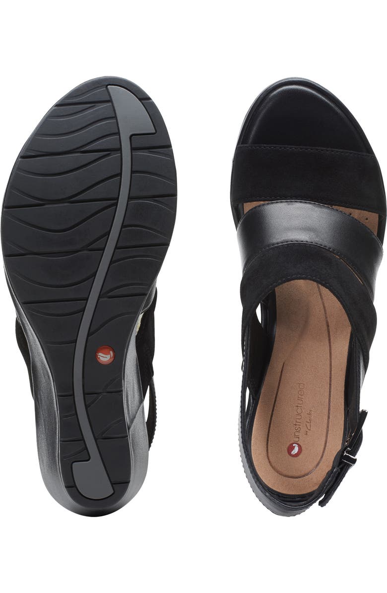Clarks<sup>®</sup> Un Plaza Go Wedge Sandal, Alternate, color,