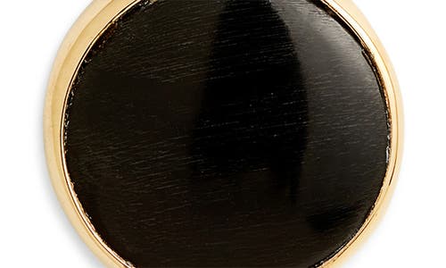 Soko Wazi Horn Statement Necklace In Gold/black