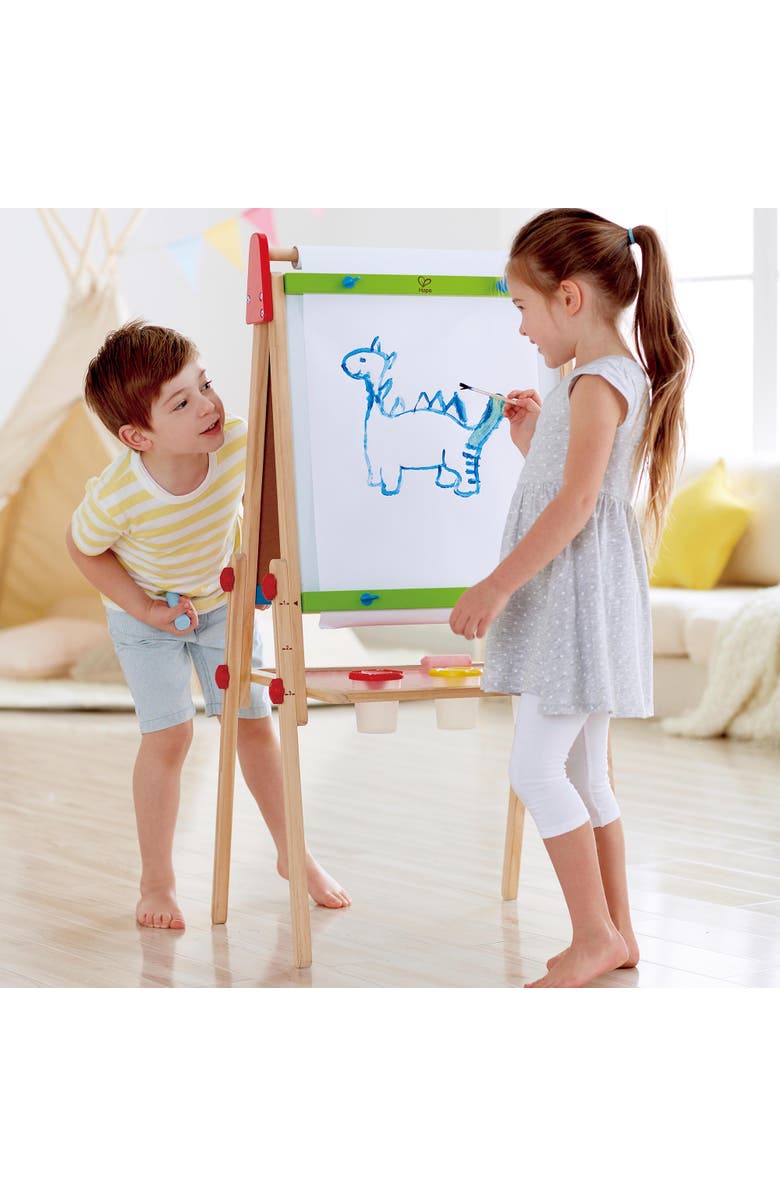 Hape Art Paper Roll 60 foot Refill, 15 Inch Wide, Alternate, color, White